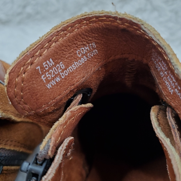 BORN Kristina Rust/Brown 7.5 Womens Booties - Picture 6 of 13